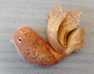 Dudycha Jiří: Ptáček závěsný cihlové barvy III.