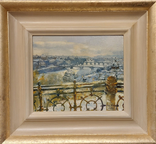 Řeřicha Jan: Praha - Z vyhlídky Hanavského pavilonu