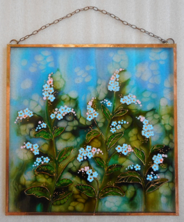 Škrancová Ivana: Pomněnky - vitráž