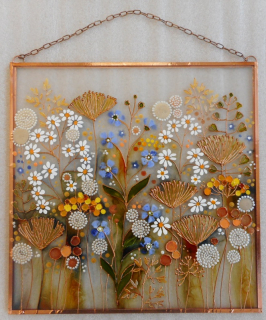 Škrancová Ivana: Len na louce - vitráž