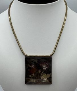 Machová Zuzana: Závěs - koláž a květy