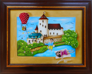 Dětinská Alexandra: Letní den u Hradu Kost