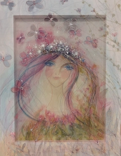 Dostálková Dita: Víla III (dvojitý obraz)