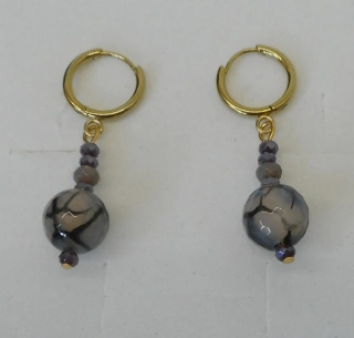 Horová Růžena: Náušnice turmalín