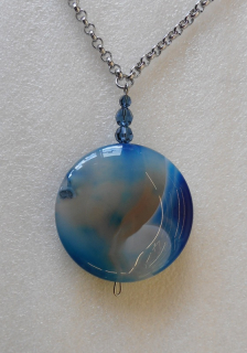 Horová Růžena: Náhrdelník dlouhý - achát