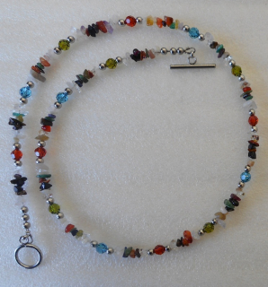 Horová Růžena: Náhrdelník - směs kamenů