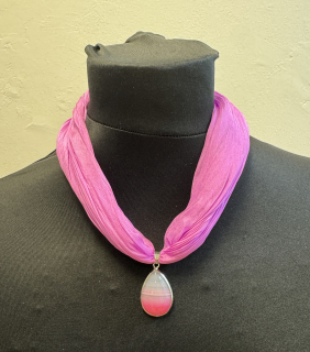 Ammerová Bohumila: Šátek náhrdelník - Achát