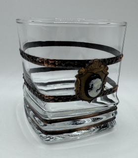 Machová Zuzana: Sklenička na whisky (černo-bílé)