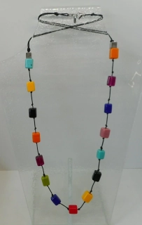 Brodská Vladimíra: Náhrdelník dlouhý barevný
