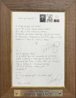 František Ringo Čech: Dopis milence