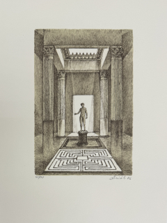 Luňák Hynek: Atrium s labyrintem