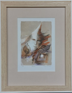 Lebedová Soňa: Faun (bílý rám.)