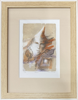 Lebedová Soňa: Faun (bílý rám.)
