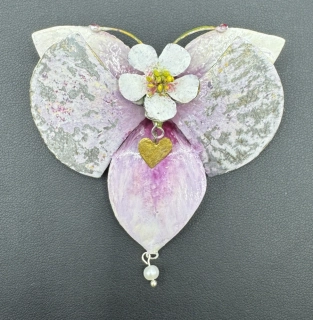 Novotná Veronika: Brož - Motýl orchidej