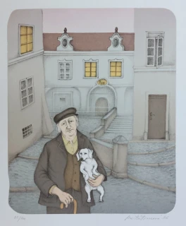 Hüttnerová Iva: Děda s pejskem 