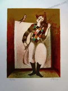 Stárková Olga: Hudební pierot s papouškem