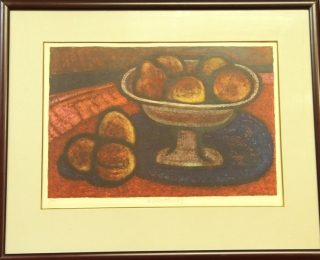 Oberthor Karel: Zátiší s broskvemi